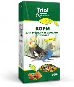 Standard корм для мелких и средних попугаев с мёдом